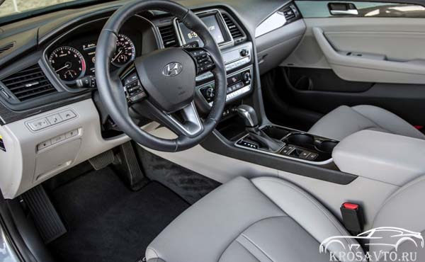 Внутри Hyundai Sonata LF 