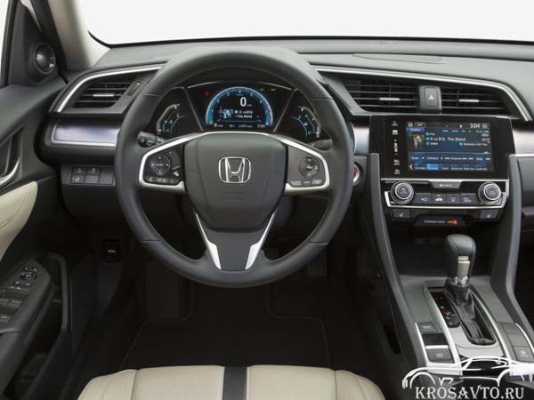 Интерьер Honda Civic X 