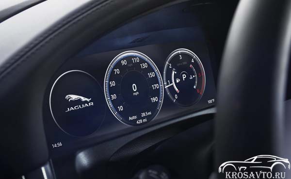 Виртуальный приборный щиток Jaguar XF