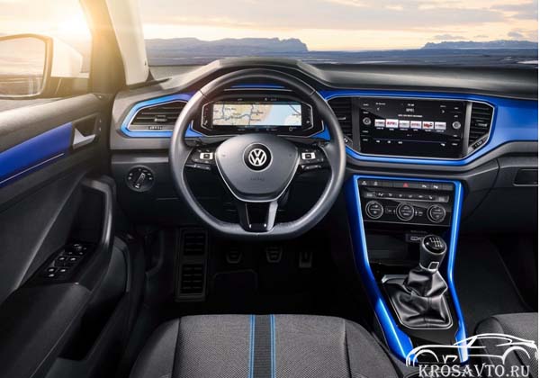 Внутреннее убранство Volkswagen T-Roc