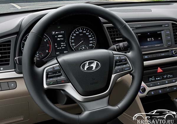 Интерьер Hyundai Elantra